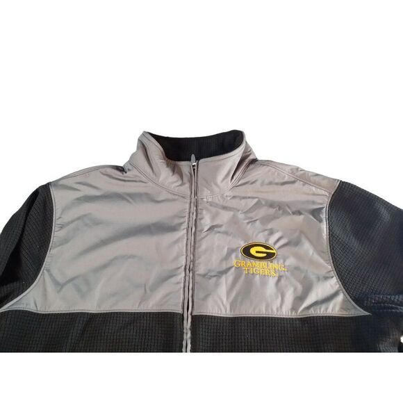 Grambling State Tigers Jacket Men Sz M Champion Two Tone Full Zip Sportswear - Picture 2 of 8